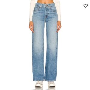 GRLFRND Brooklyn High Rise Straight: Chelsea Market Wash